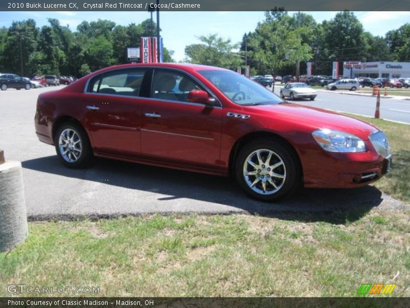 Crystal Red Tintcoat / Cocoa/Cashmere 2010 Buick Lucerne CX