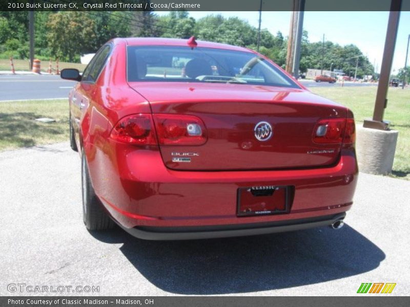 Crystal Red Tintcoat / Cocoa/Cashmere 2010 Buick Lucerne CX