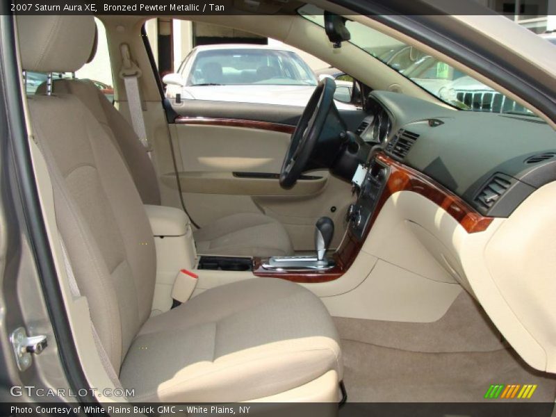 Bronzed Pewter Metallic / Tan 2007 Saturn Aura XE