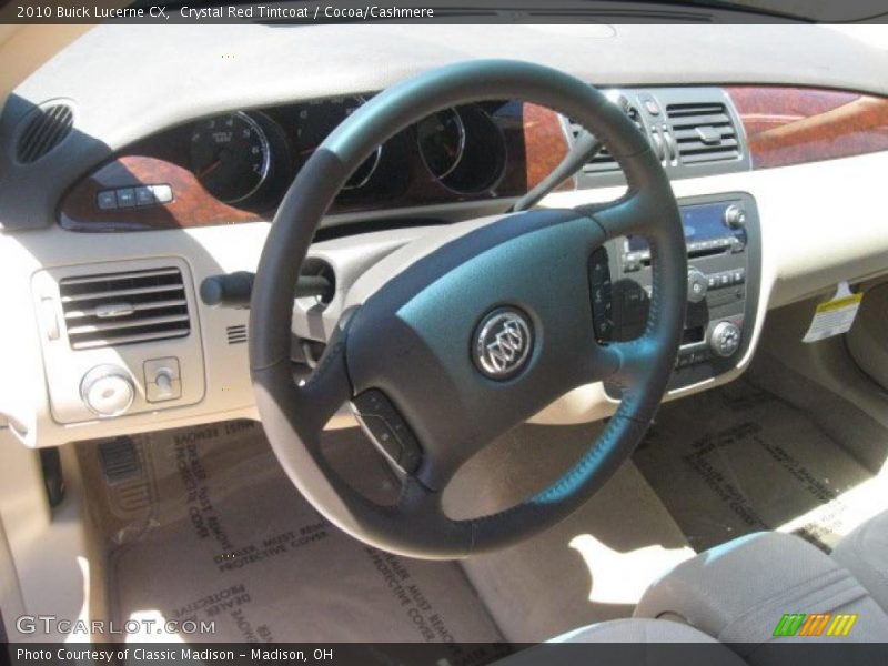 Crystal Red Tintcoat / Cocoa/Cashmere 2010 Buick Lucerne CX