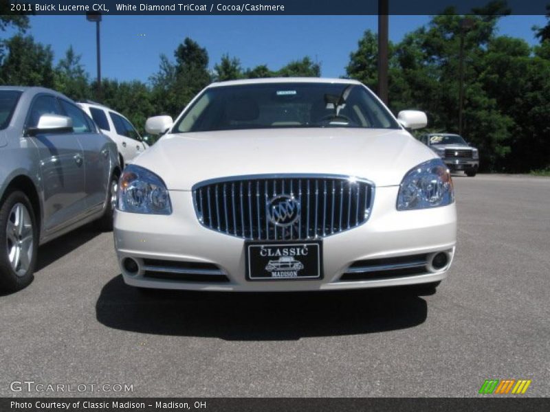 White Diamond TriCoat / Cocoa/Cashmere 2011 Buick Lucerne CXL