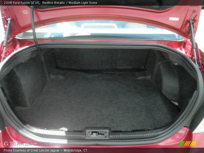 Redfire Metallic / Medium Light Stone 2008 Ford Fusion SE V6