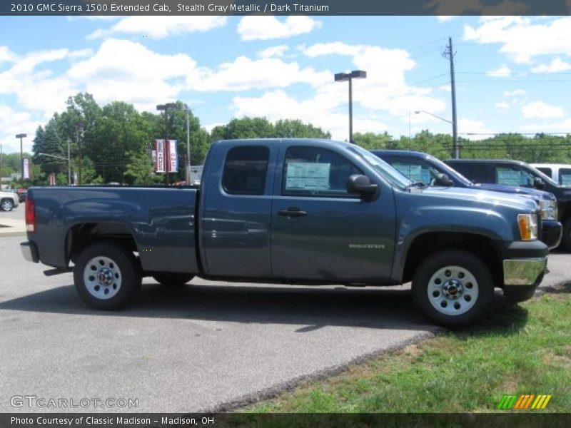 Stealth Gray Metallic / Dark Titanium 2010 GMC Sierra 1500 Extended Cab