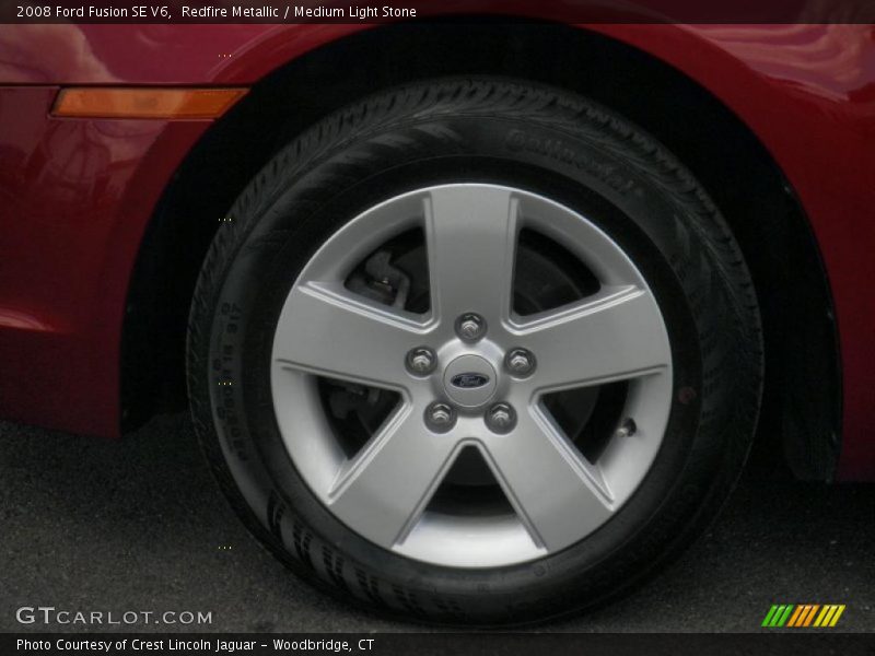 Redfire Metallic / Medium Light Stone 2008 Ford Fusion SE V6
