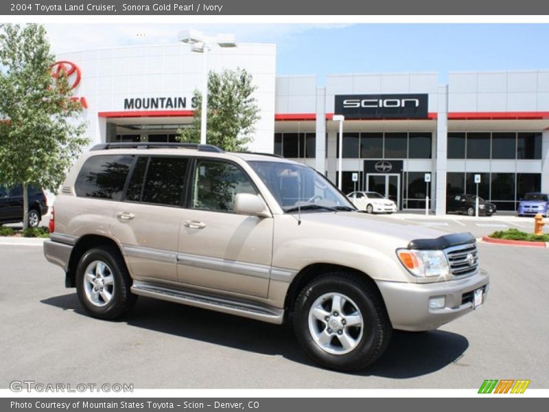 Sonora Gold Pearl / Ivory 2004 Toyota Land Cruiser