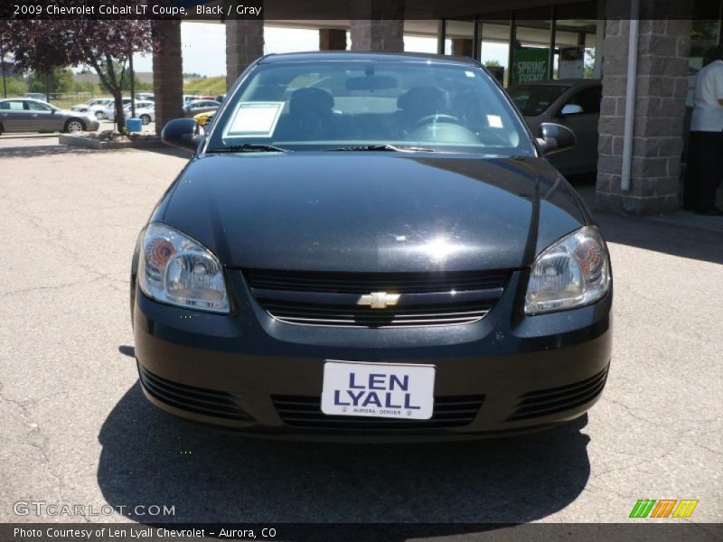 Black / Gray 2009 Chevrolet Cobalt LT Coupe