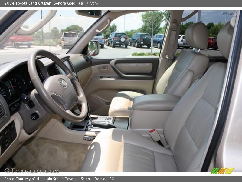 Sonora Gold Pearl / Ivory 2004 Toyota Land Cruiser