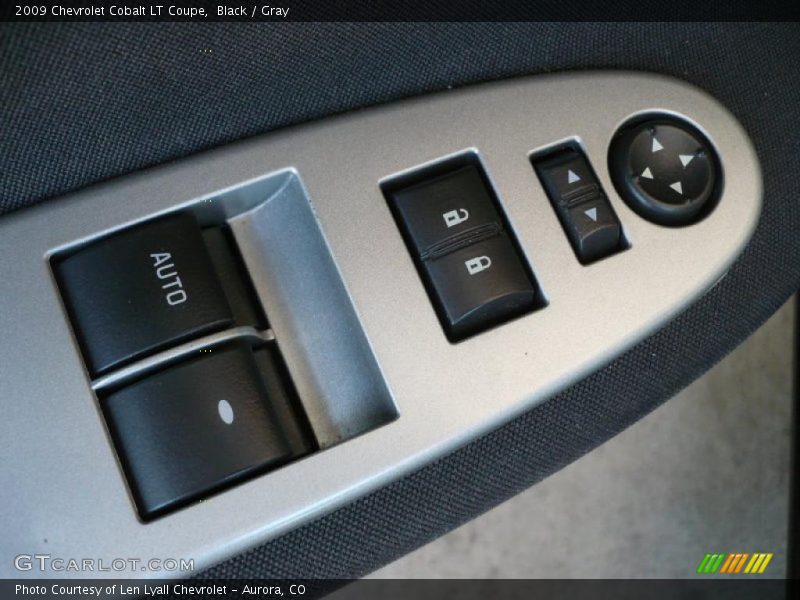 Black / Gray 2009 Chevrolet Cobalt LT Coupe