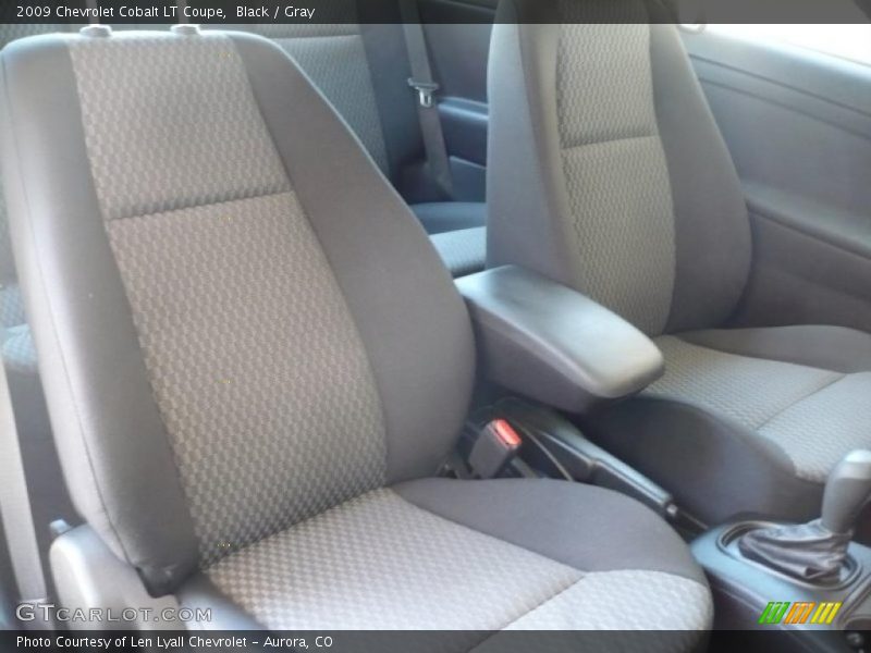 Black / Gray 2009 Chevrolet Cobalt LT Coupe