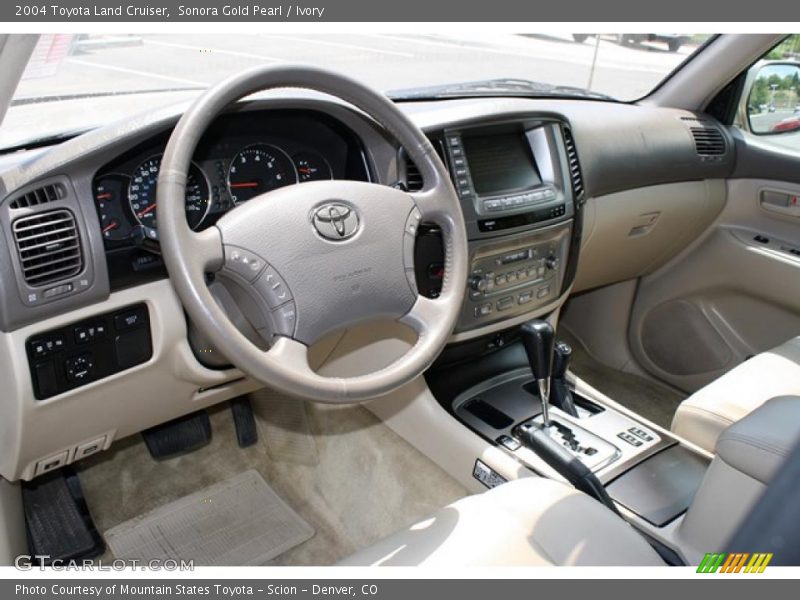 Sonora Gold Pearl / Ivory 2004 Toyota Land Cruiser