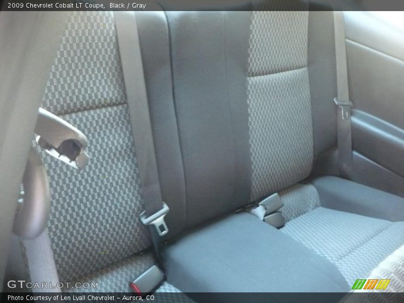 Black / Gray 2009 Chevrolet Cobalt LT Coupe