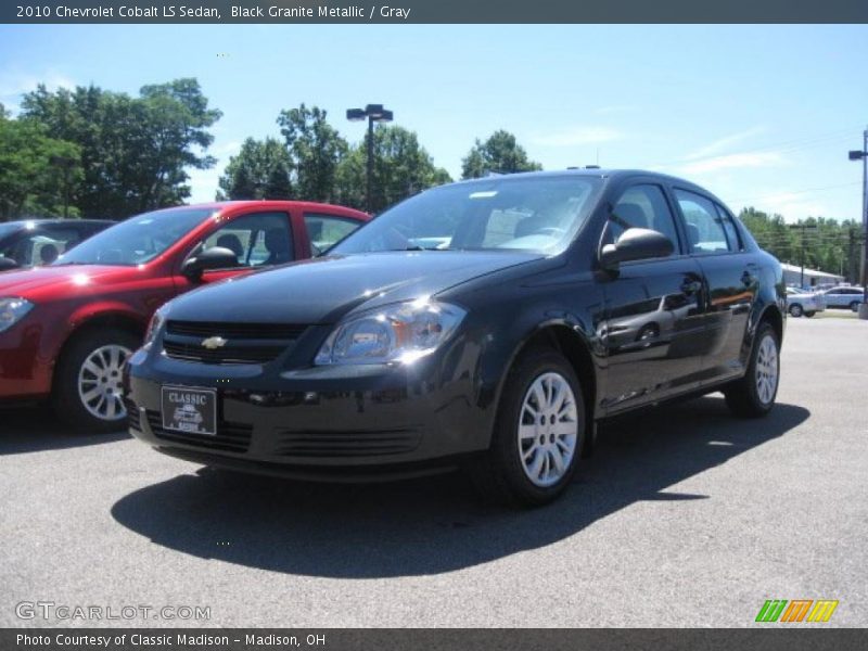 Black Granite Metallic / Gray 2010 Chevrolet Cobalt LS Sedan