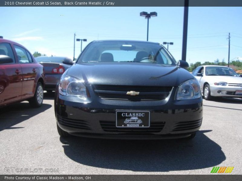 Black Granite Metallic / Gray 2010 Chevrolet Cobalt LS Sedan