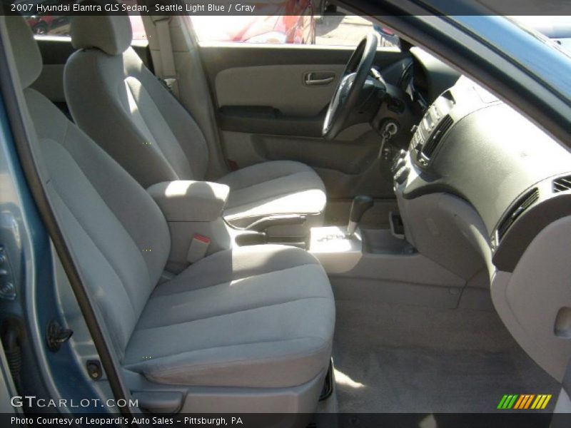 Seattle Light Blue / Gray 2007 Hyundai Elantra GLS Sedan