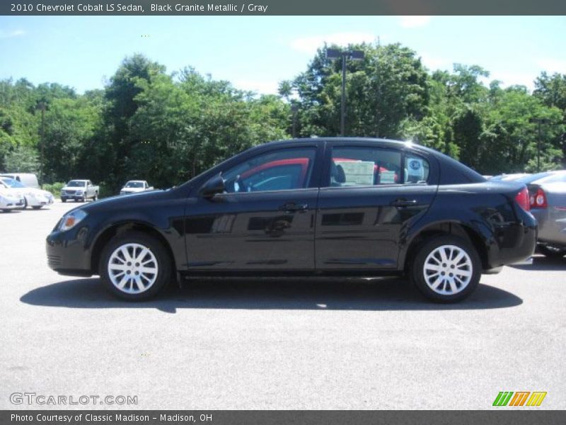 Black Granite Metallic / Gray 2010 Chevrolet Cobalt LS Sedan