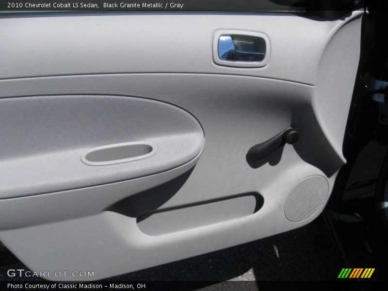 Black Granite Metallic / Gray 2010 Chevrolet Cobalt LS Sedan
