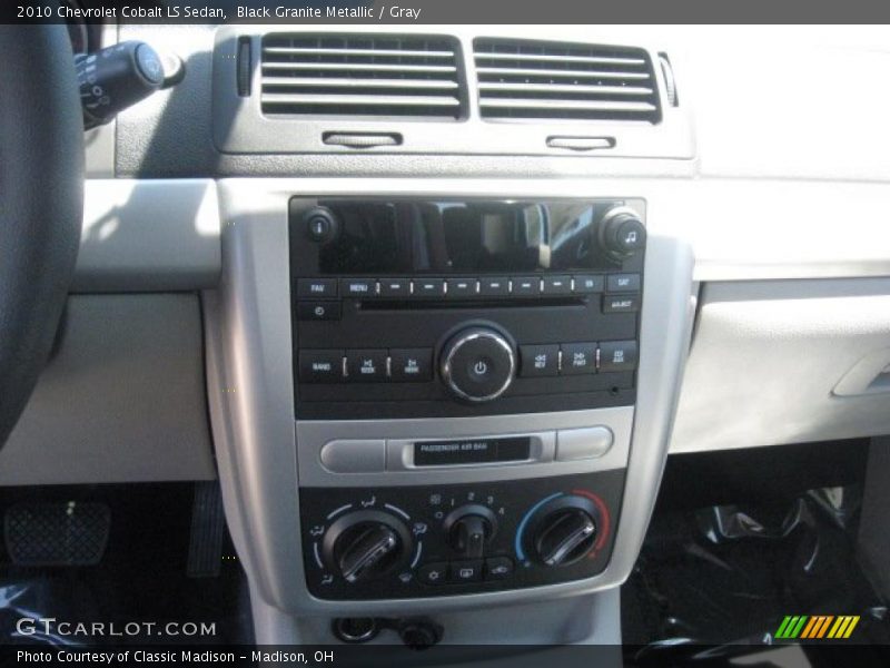 Black Granite Metallic / Gray 2010 Chevrolet Cobalt LS Sedan