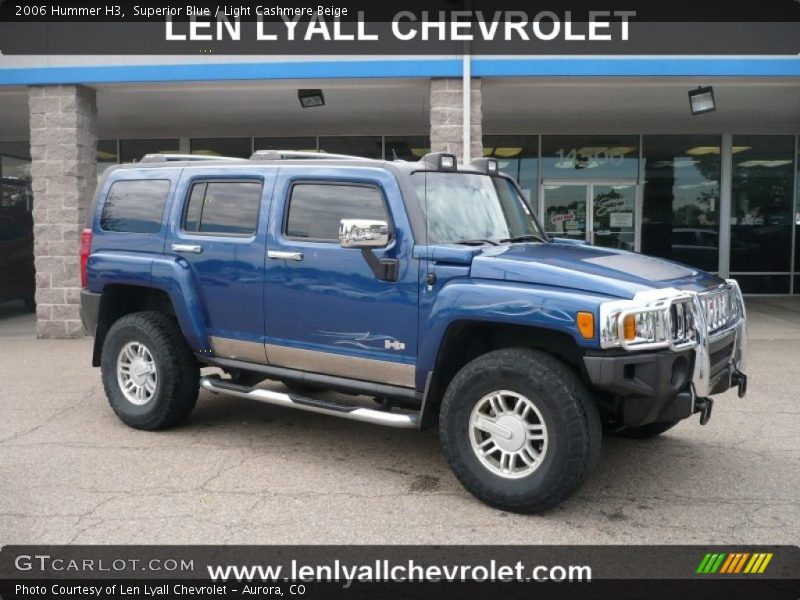 Superior Blue / Light Cashmere Beige 2006 Hummer H3