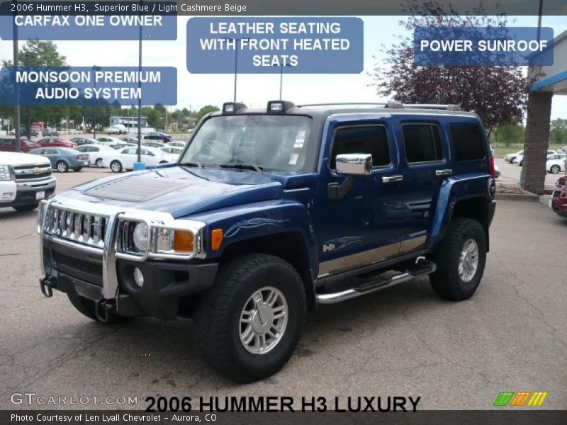 Superior Blue / Light Cashmere Beige 2006 Hummer H3