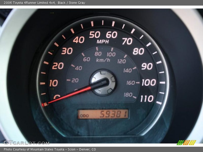 Black / Stone Gray 2006 Toyota 4Runner Limited 4x4