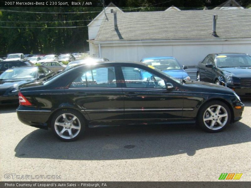 Black / Ash 2007 Mercedes-Benz C 230 Sport