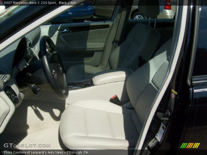 Black / Ash 2007 Mercedes-Benz C 230 Sport