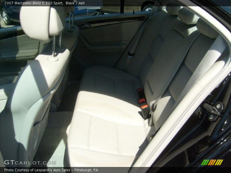 Black / Ash 2007 Mercedes-Benz C 230 Sport