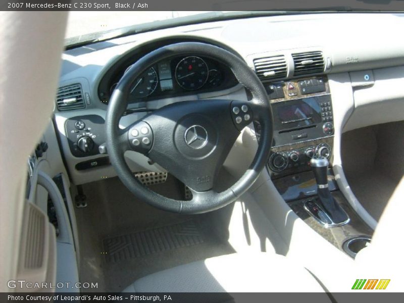 Black / Ash 2007 Mercedes-Benz C 230 Sport