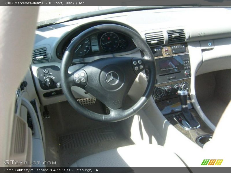 Black / Ash 2007 Mercedes-Benz C 230 Sport