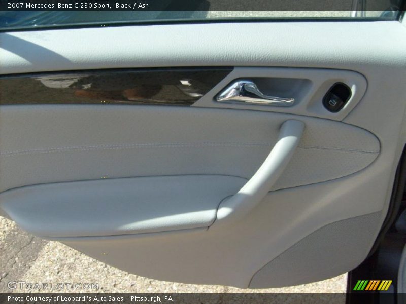 Black / Ash 2007 Mercedes-Benz C 230 Sport
