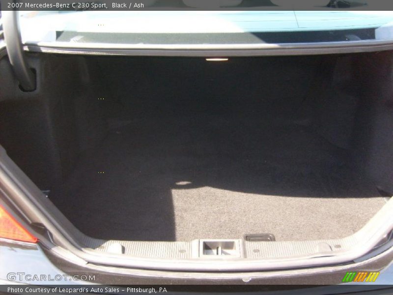 Black / Ash 2007 Mercedes-Benz C 230 Sport