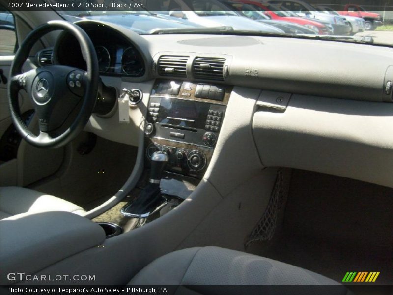 Black / Ash 2007 Mercedes-Benz C 230 Sport