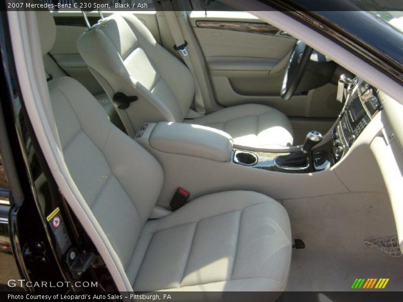 Black / Ash 2007 Mercedes-Benz C 230 Sport