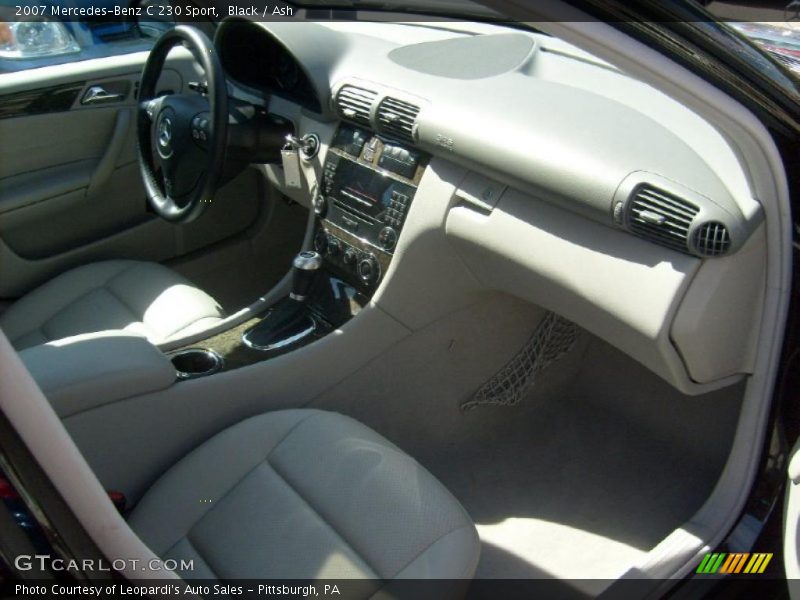 Black / Ash 2007 Mercedes-Benz C 230 Sport