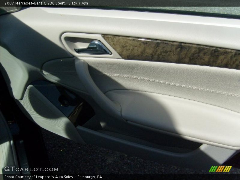 Black / Ash 2007 Mercedes-Benz C 230 Sport