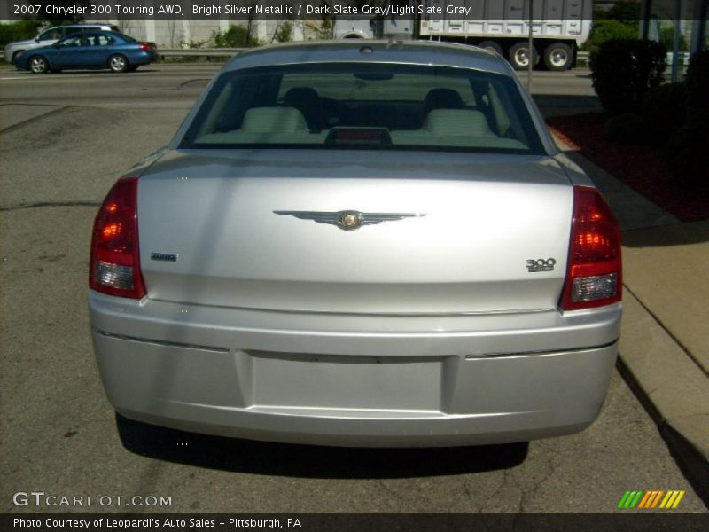 Bright Silver Metallic / Dark Slate Gray/Light Slate Gray 2007 Chrysler 300 Touring AWD