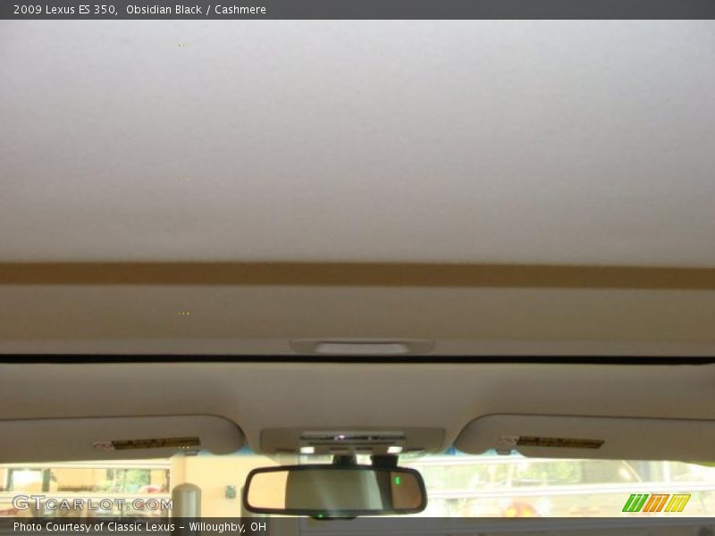 Obsidian Black / Cashmere 2009 Lexus ES 350