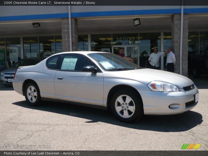 Silverstone Metallic / Ebony 2006 Chevrolet Monte Carlo LT