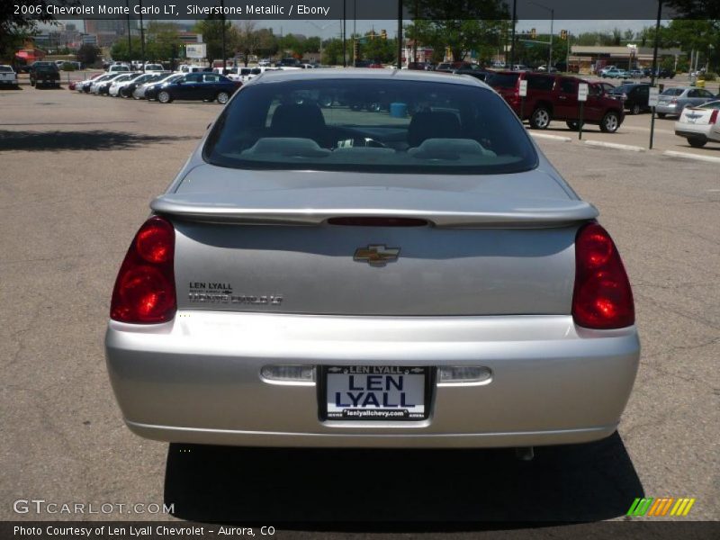 Silverstone Metallic / Ebony 2006 Chevrolet Monte Carlo LT