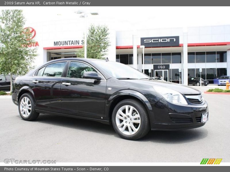 Carbon Flash Metallic / Gray 2009 Saturn Aura XR