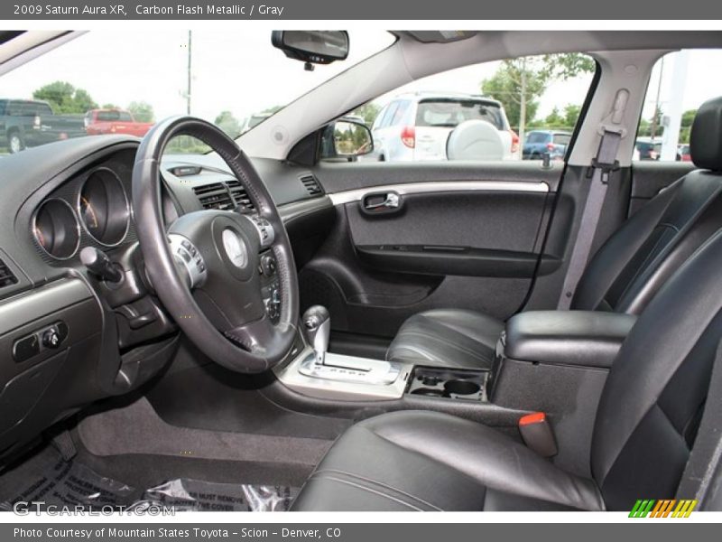 Carbon Flash Metallic / Gray 2009 Saturn Aura XR