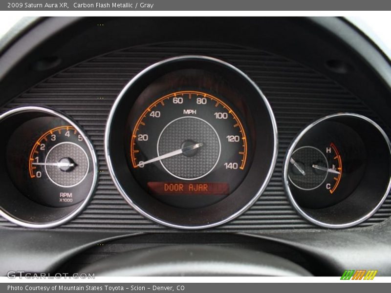 Carbon Flash Metallic / Gray 2009 Saturn Aura XR