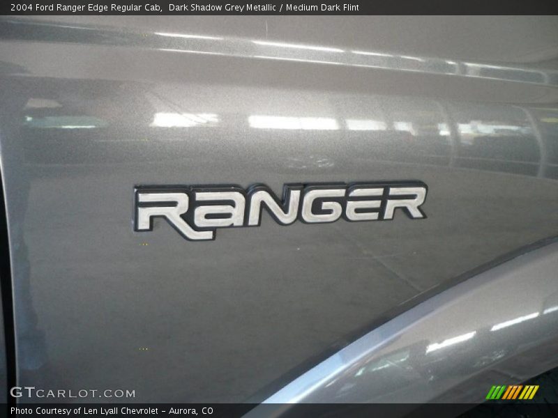 Dark Shadow Grey Metallic / Medium Dark Flint 2004 Ford Ranger Edge Regular Cab