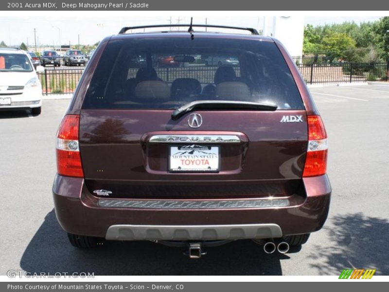 Deep Mahogany Pearl / Saddle 2001 Acura MDX