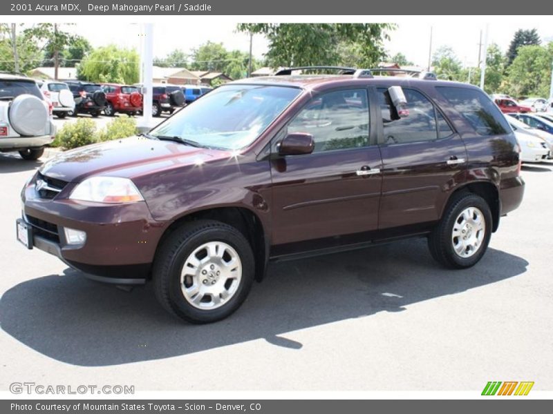 Deep Mahogany Pearl / Saddle 2001 Acura MDX