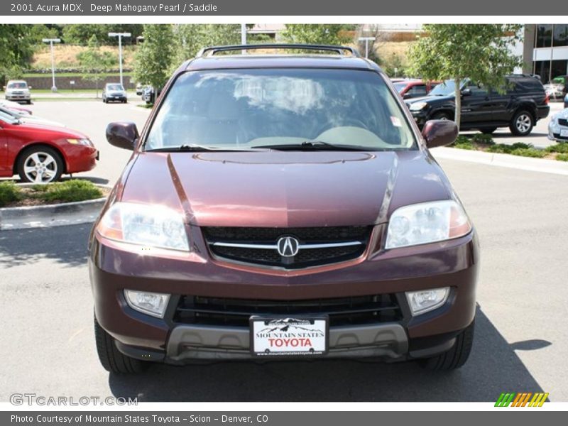 Deep Mahogany Pearl / Saddle 2001 Acura MDX