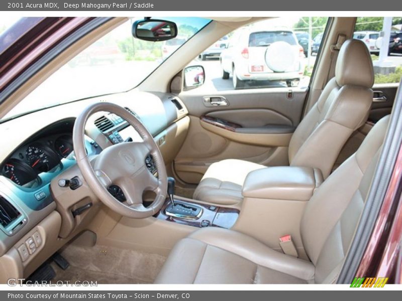 Deep Mahogany Pearl / Saddle 2001 Acura MDX