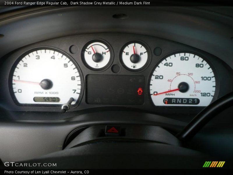 Dark Shadow Grey Metallic / Medium Dark Flint 2004 Ford Ranger Edge Regular Cab