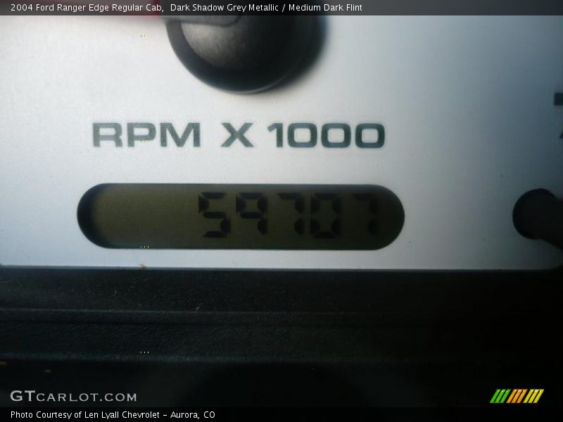 Dark Shadow Grey Metallic / Medium Dark Flint 2004 Ford Ranger Edge Regular Cab