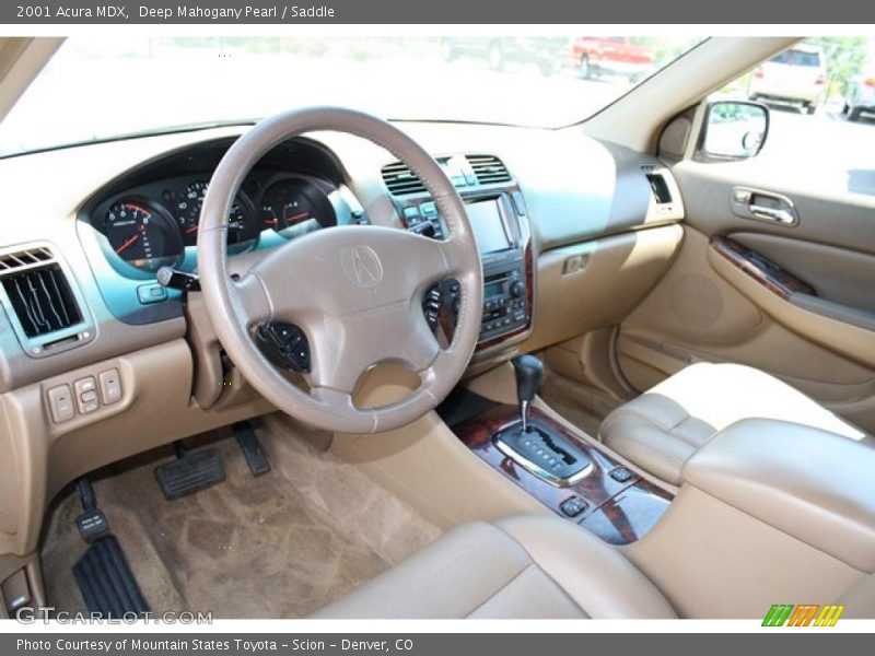 Deep Mahogany Pearl / Saddle 2001 Acura MDX